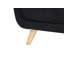 Ottoman Temira Fabric Black