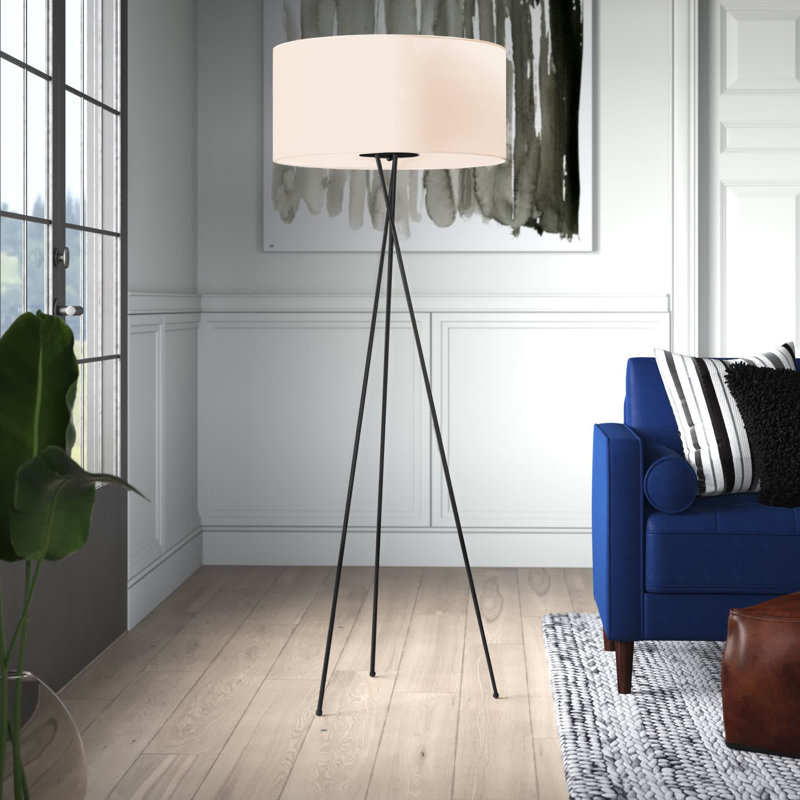 Barfield 66'' Tripod Floor Lamp, Black