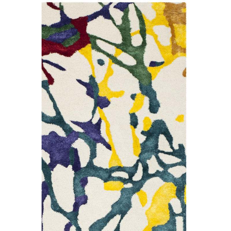 Isaac Mizrahi Confetti Hand Tufted Wool Abstract Rug, Runner 2'3" x 8'