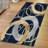 Floral Printed Soft Non-Woven Rug Featuring Vibrant Red and Blue Hues for a Stylish and Cozy Home Decor-125547800