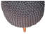 Saylorville 40cm Wide Round Solid Colour Footstool Ottoman-1036380402