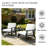 Shweta Solid Wood Outdoor Three Pieces Chair Conversation Seating Group With Cushions And Side Table-246522579-246522573