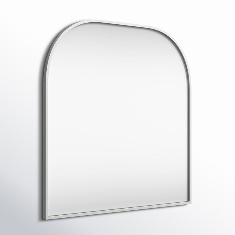 Miroir mural Sabine, Argent argent, 34 po x 36 po