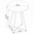 Round 35-inch Pub Height Bistro Bar Table