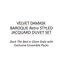 Nadia Microfiber Damask Duvet Cover Set with Pillowcases-81872579