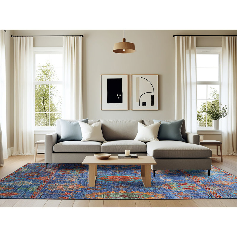 Tapis bleu, Rectangle 6 pi x 9 pi