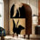 Light Luxury Arched Two-Door Wardrobe