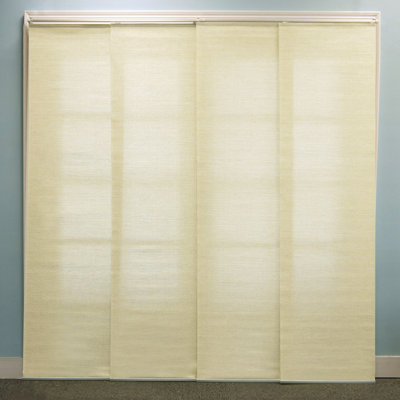 Premium Adjustable Sliding Panels, Cut to Length Vertical Blinds, Up to 80"W X 96"H