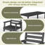 Table et chaises de salle à manger d'extérieur standard 7 pièces-270980860