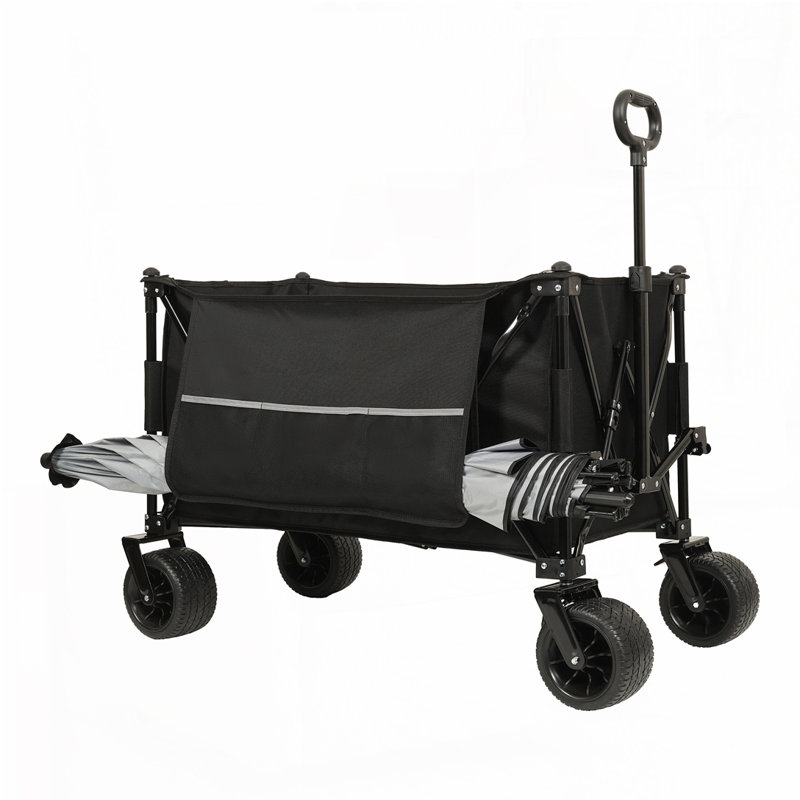 Foldable Extended Wagon, Black