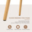 49.5cm H Upholstered Dining Chairs With Wooden Legs-398362998-392245764