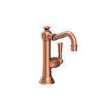 Jacobean Single Hole Bathroom Faucet with Drain Assembly