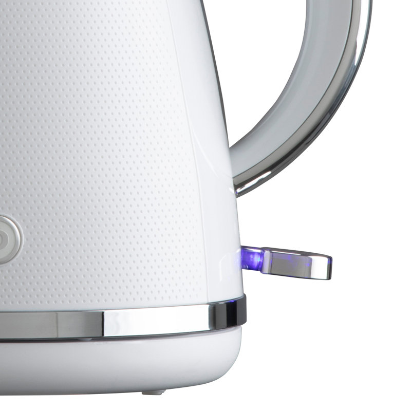 Daewoo Stirling 1.7L Electric Tea Kettle, White