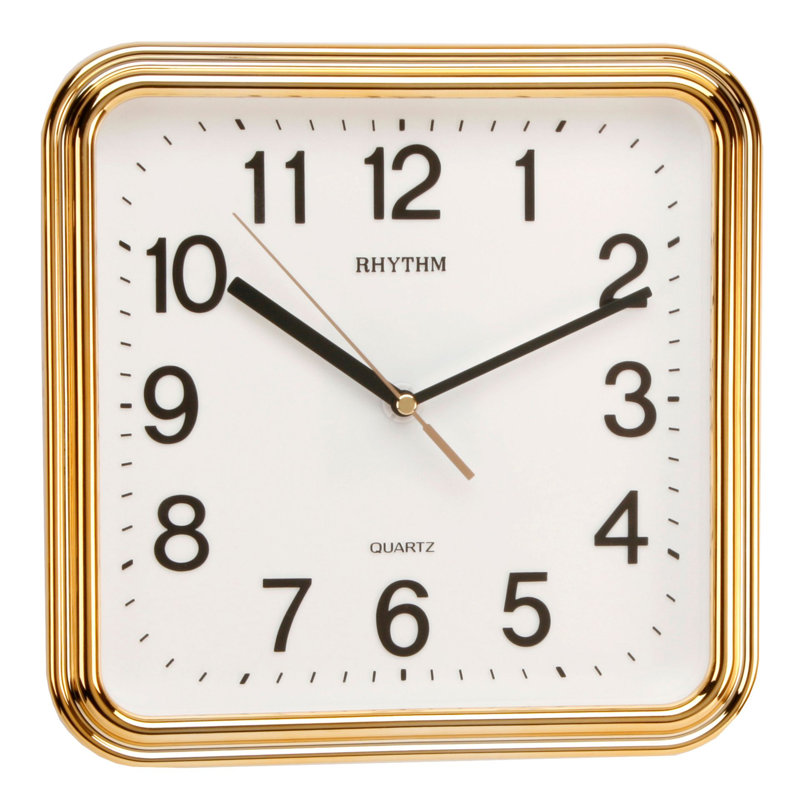 Wall Clock, Gold, Large
