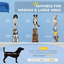 Chien élégant en velours bleu foncé, rembourré de mousse pour les moyennes et grandes races, chiens confortables, confortable et élégant