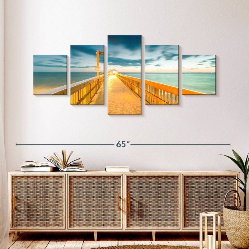 Fort Myers Jetty, 24" H x 55" W