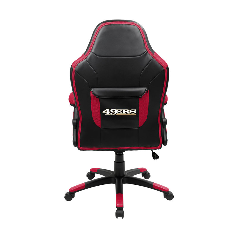 NFL Oversized Gaming Chair, Black/Red and San Francisco 49Ersand