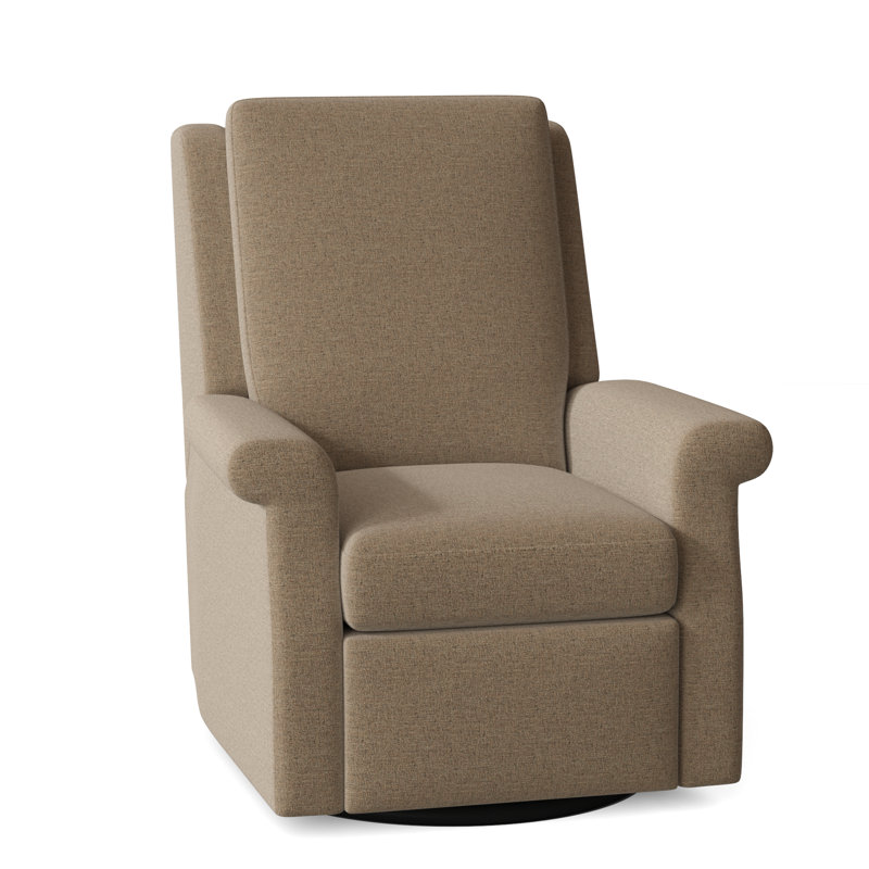 Greek 32.5" Wide Standard Recliner, Manual, 9508 Hazelnut, Swivel Glider