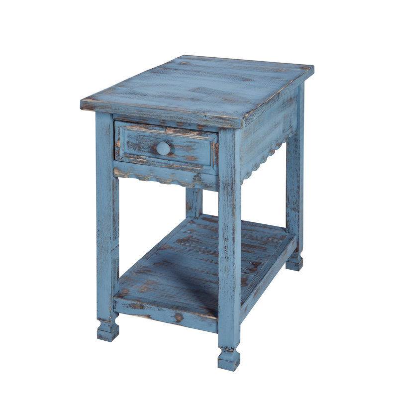 End Table, Blue