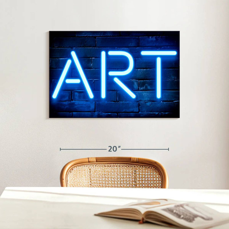 Tergel Blue Art, 16" H x 24" W