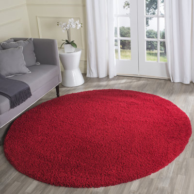 Rizco Shag Performance Solid Color Rug