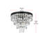 Plafonnier encastré 18 po Iva-876990671