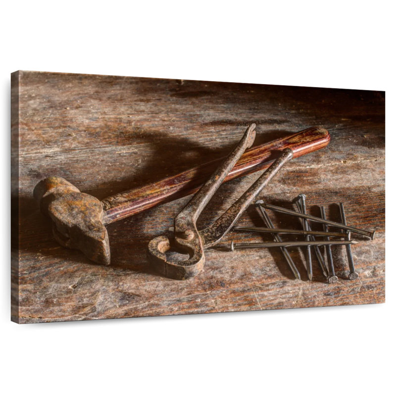Alcaraz Old Tools, 26" H x 39" W