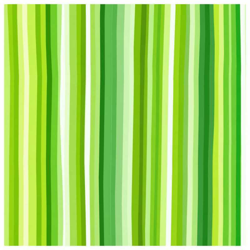 Coussin Green Stripes, 16 x 16 inches
