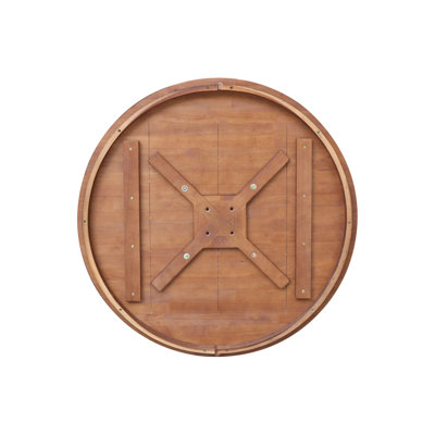 Solid Wood Pedestal Dining Table