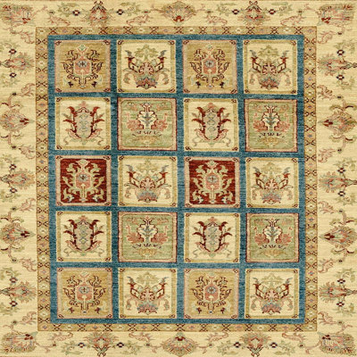 Tapis décoratif multicolore à motif abstrait