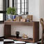 Console Elowen de 60 po avec 2 tiroirs et table de canapé en bois-211287717