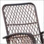 Chaise berçante d'extérieur en osier Outsunny