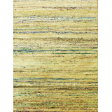 Sari Wool Abstract Area Rug in Yellow