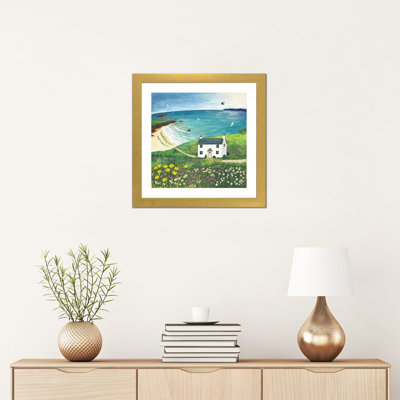 Seaside Cottage by Jo Grundy - Painting