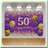 White Number Balloon 40, Large, Mylar, Non-Inflatable