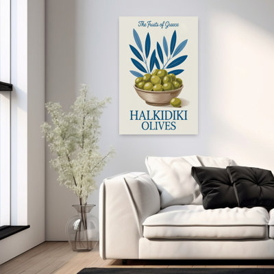 Halkidiki Olives From Greece 1 Piece Wrapped Canvas Wall Art