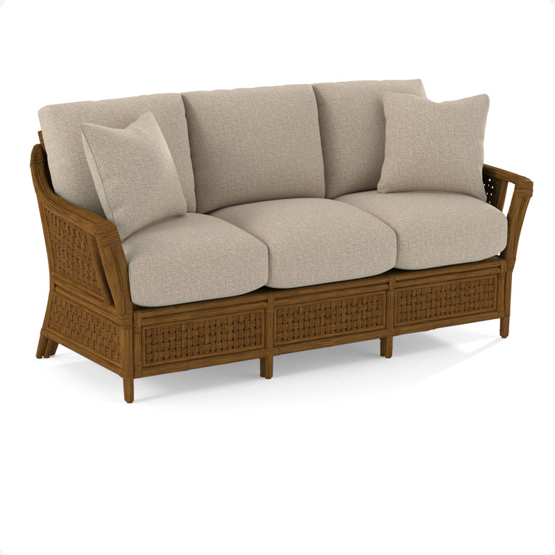 Boca Upholstered 78'' Sofa, Havana, Eggshell Crypton Performance