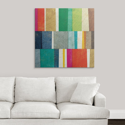 «Brodin Colorful Abstract» par Michael Mullan, reproduction d'art