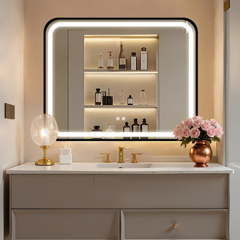 Miroir de salle de bain à DEL, 32 po x 40 po