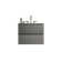 Meuble-lavabo mural avec lavabo Hostetler