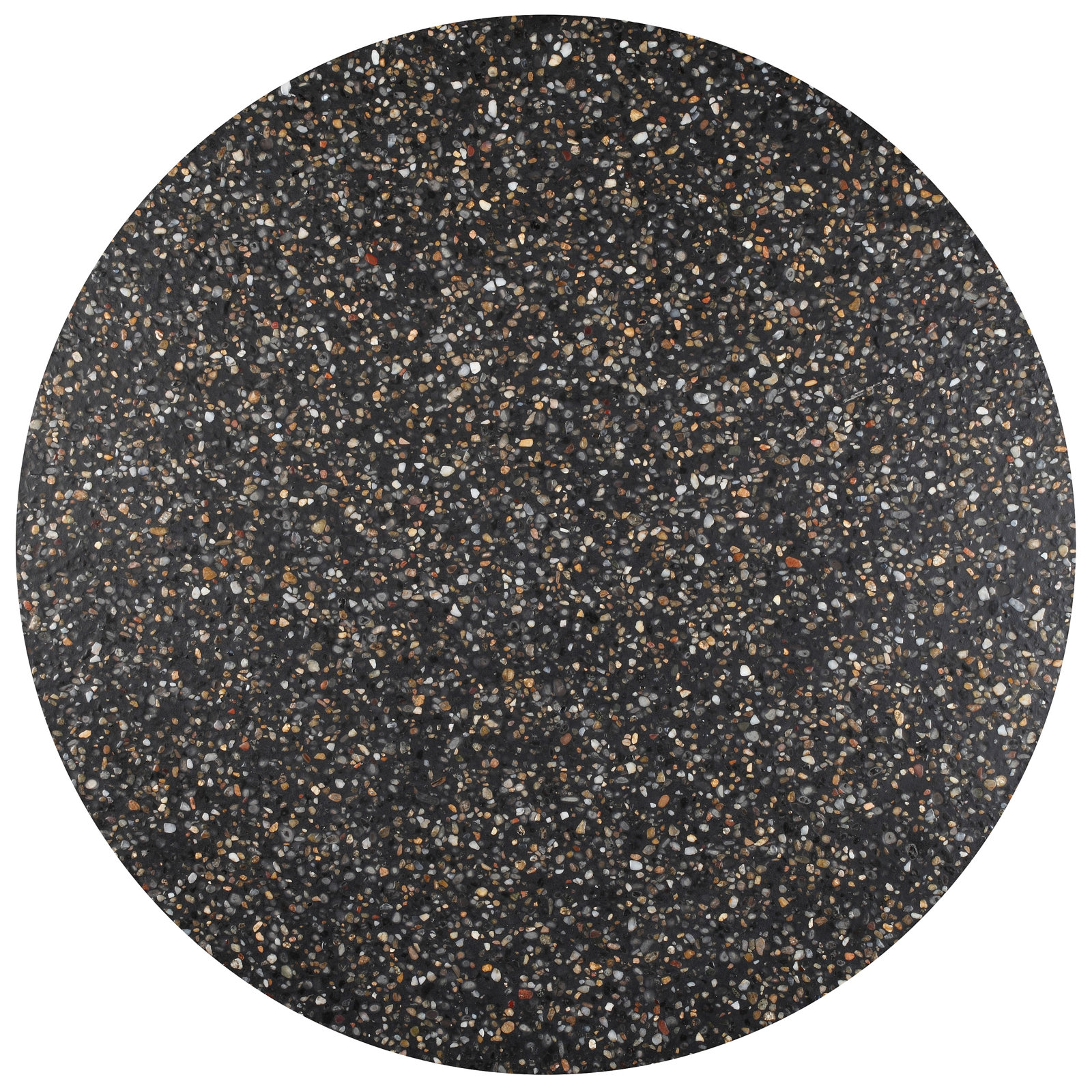Pike Stone Single Coffee Table, Black