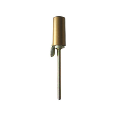 4 in. Satin Brass Hinge Pin Door Stopper