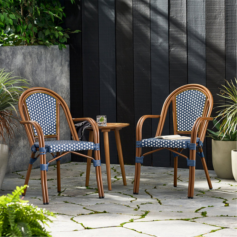 Ensemble de 2 chaises de patio pour bistro