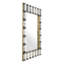 Mariani Rectangle Brass Mirror