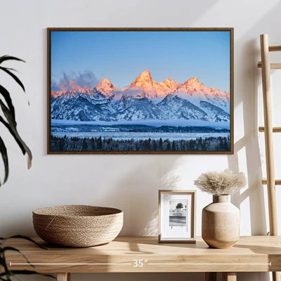 Grand Tetons congelés