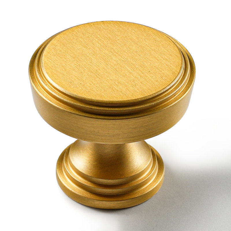 Brass Knob Multipack, Brushed Brass