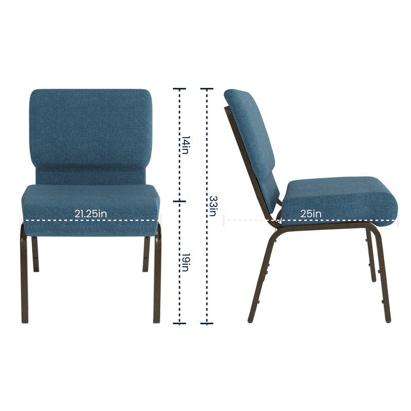 Chaise Maevis Series, Bleu, Or