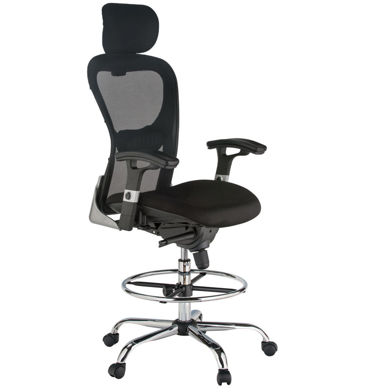 Bomera Mesh Drafting Chair with Headrest