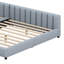 Lit plateforme tapissier grand et simple TG-102079799