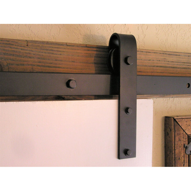 Square End Rolling Standard Single Track Barn Door Hardware Kit